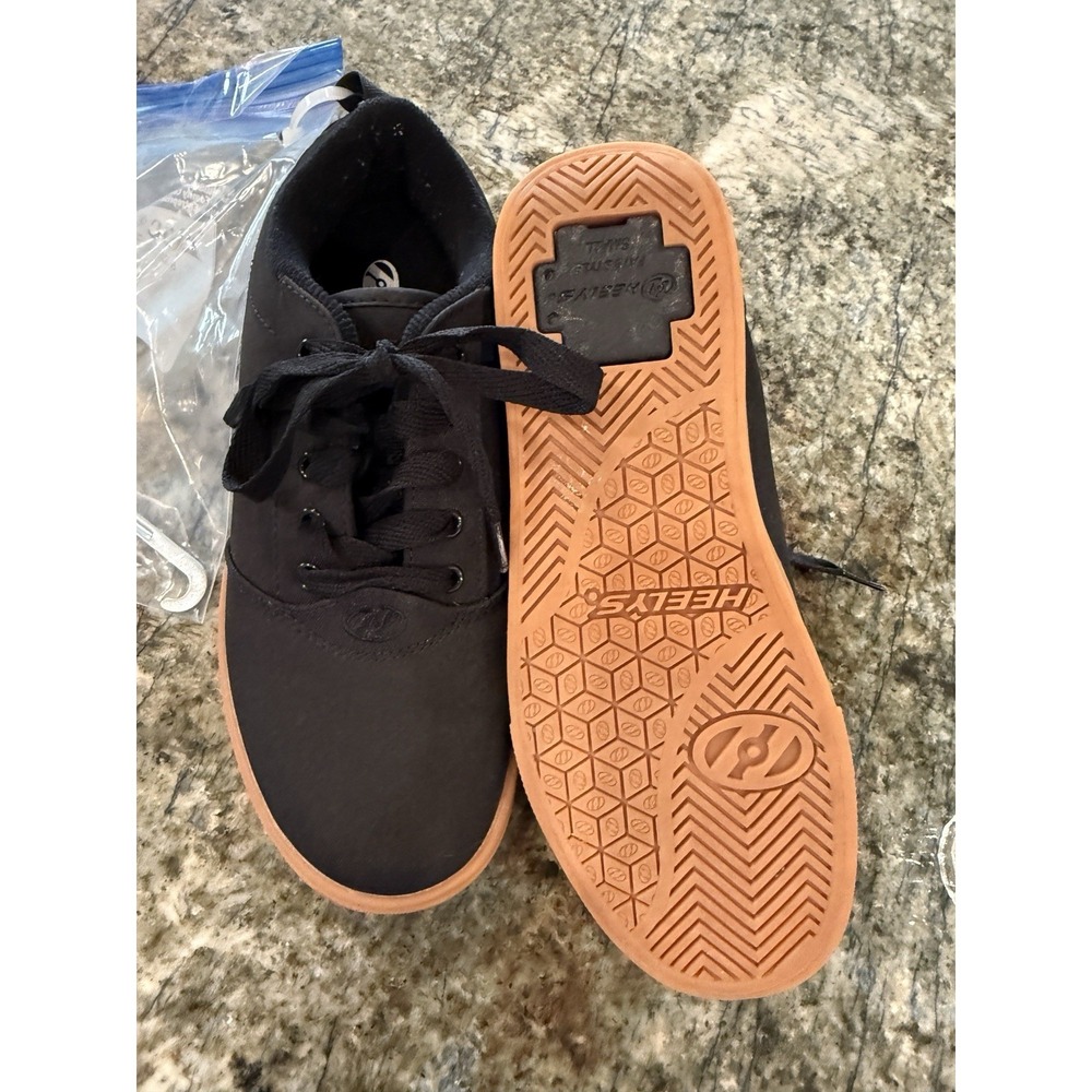 Heelys Pro 20 Black Wheeled Canvas Sneaker Unisex Kids US Kids 6 - Picture 4 of 6